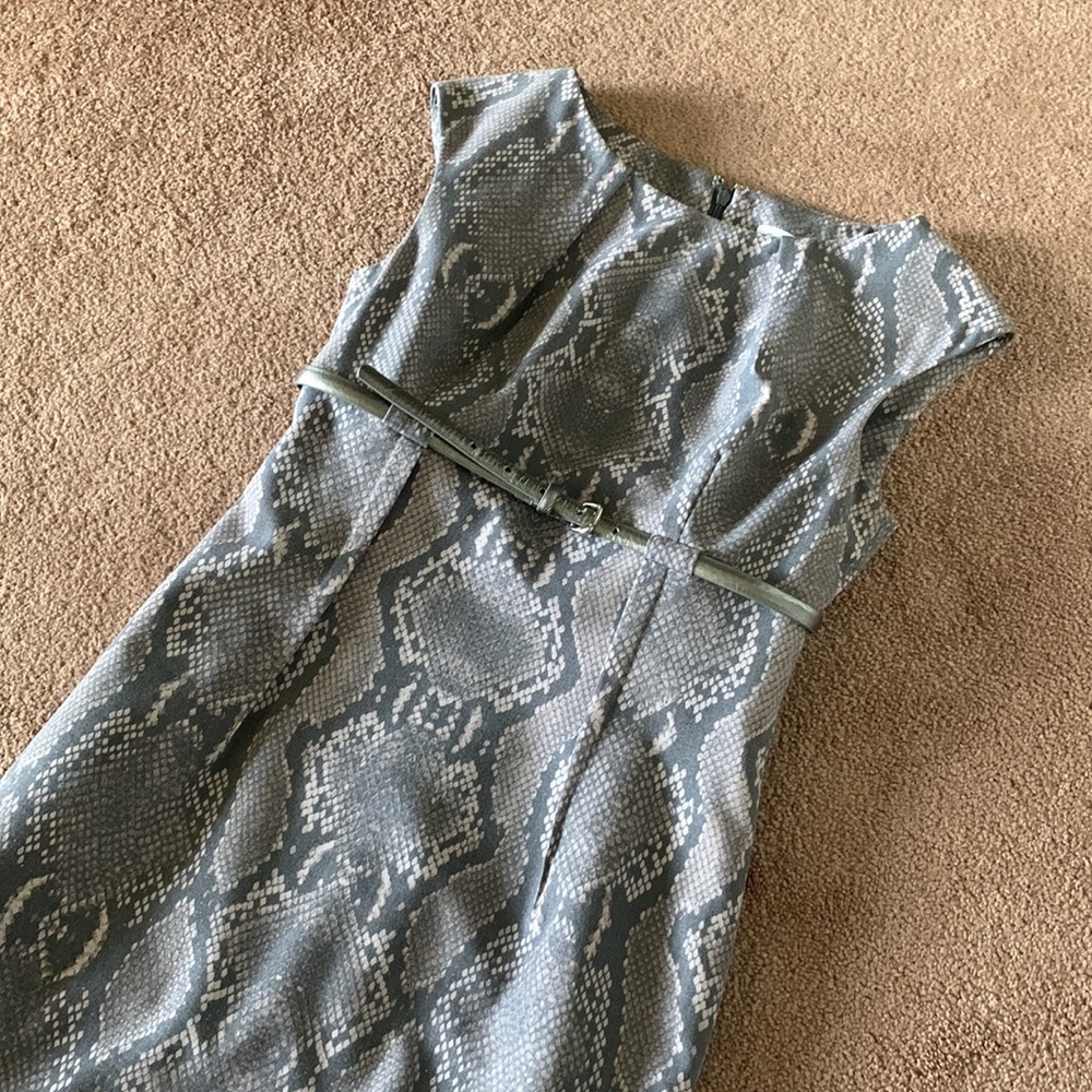 🌻 HOST PICK 🌻 Calvin Klein Snakeskin Patterned Dress with Belt - Picture 3 of 7